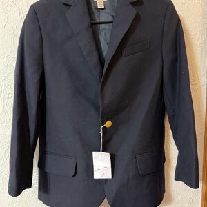 Lands' End Navy Kids Blazer